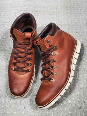 Cole Haan  Zerogrand Hiker Waterproof Boots in British Tan Men Size 12 M